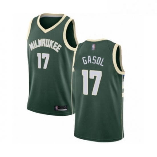 Youth Milwaukee Bucks 17 Pau Gasol Swingman Green Basketball Jersey Icon Edition Youth Milwaukee Bucks 17 Pau Gasol Swingman Green Basketball Jersey Icon Edition