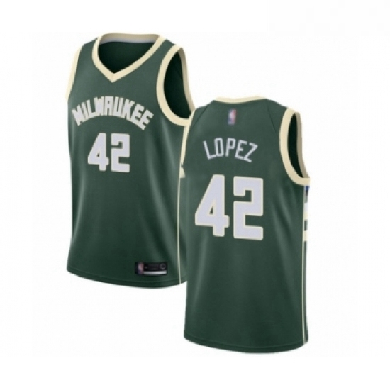 Youth Milwaukee Bucks 42 Robin Lopez Swingman Green Basketball Jersey Icon Edition Youth Milwaukee Bucks 42 Robin Lopez Swingman Green Basketball Jersey Icon Edition