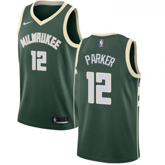 Youth Nike Milwaukee Bucks 12 Jabari Parker Swingman Green Road NBA Jersey Icon Edition Youth Nike Milwaukee Bucks 12 Jabari Parker Swingman Green Road NBA Jersey Icon Edition