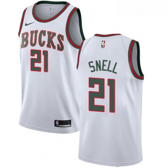 Youth Nike Milwaukee Bucks 21 Tony Snell Swingman White Fashion Hardwood Classics NBA Jersey Youth Nike Milwaukee Bucks 21 Tony Snell Swingman White Fashion Hardwood Classics NBA Jersey