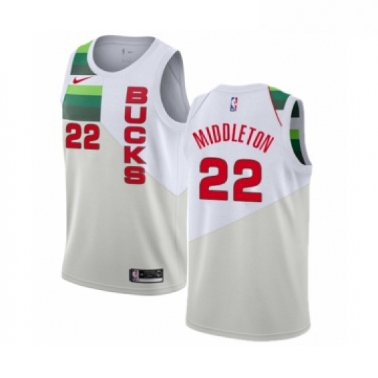 Youth Nike Milwaukee Bucks 22 Khris Middleton White Swingman Jersey Earned Edition Youth Nike Milwaukee Bucks 22 Khris Middleton White Swingman Jersey Earned Edition