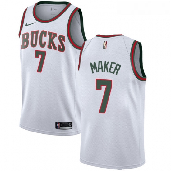 Youth Nike Milwaukee Bucks 7 Thon Maker Swingman White Fashion Hardwood Classics NBA Jersey Youth Nike Milwaukee Bucks 7 Thon Maker Swingman White Fashion Hardwood Classics NBA Jersey