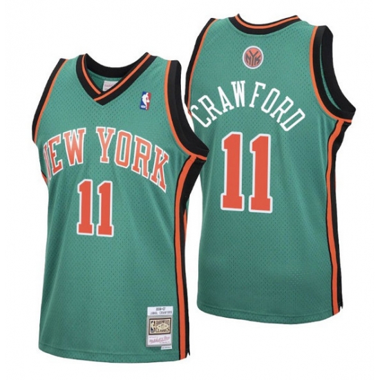 Men New York Knicks 11 Jamal Crawford 2006 07 Green Swingman Stitched Jersey Men New York Knicks 11 Jamal Crawford 2006 07 Green Swingman Stitched Jersey