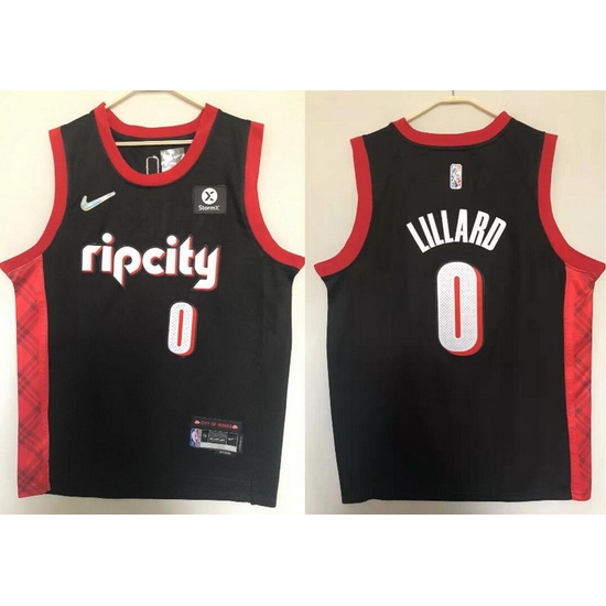 Men Nike Portland Trail Portland Blazers Damian Lillard #0 75th Anniversary NBA Stitched Jersey Men Nike Portland Trail Portland Blazers Damian Lillard #0 75th Anniversary NBA Stitched Jersey