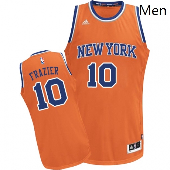 Mens Adidas New York Knicks 10 Walt Frazier Swingman Orange Alternate NBA Jersey Mens Adidas New York Knicks 10 Walt Frazier Swingman Orange Alternate NBA Jersey