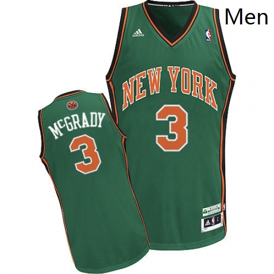Mens Adidas New York Knicks 3 Tracy McGrady Swingman Green NBA Jersey Mens Adidas New York Knicks 3 Tracy McGrady Swingman Green NBA Jersey