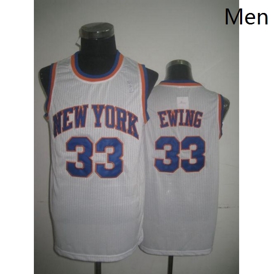 Mens Adidas New York Knicks 33 Patrick Ewing Swingman White Throwback NBA Jersey Mens Adidas New York Knicks 33 Patrick Ewing Swingman White Throwback NBA Jersey