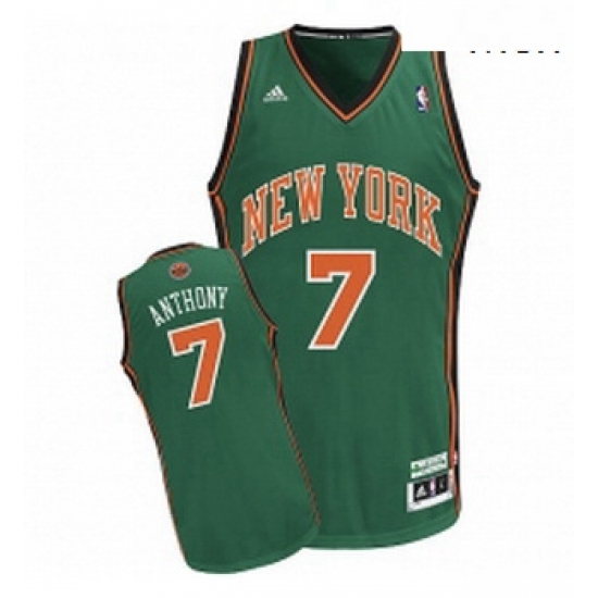 Mens Adidas New York Knicks 7 Carmelo Anthony Swingman Green NBA Jersey Mens Adidas New York Knicks 7 Carmelo Anthony Swingman Green NBA Jersey