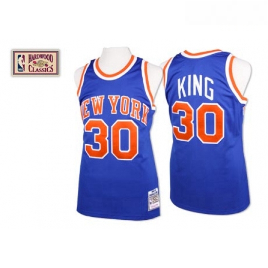 Mens Mitchell and Ness New York Knicks 30 Bernard King Swingman Royal Blue Throwback NBA Jersey Mens Mitchell and Ness New York Knicks 30 Bernard King Swingman Royal Blue Throwback NBA Jersey