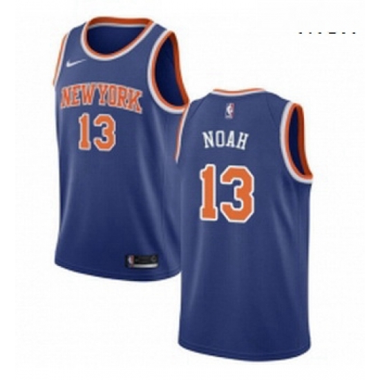 Mens Nike New York Knicks 13 Joakim Noah Swingman Royal Blue NBA Jersey Icon Edition Mens Nike New York Knicks 13 Joakim Noah Swingman Royal Blue NBA Jersey Icon Edition