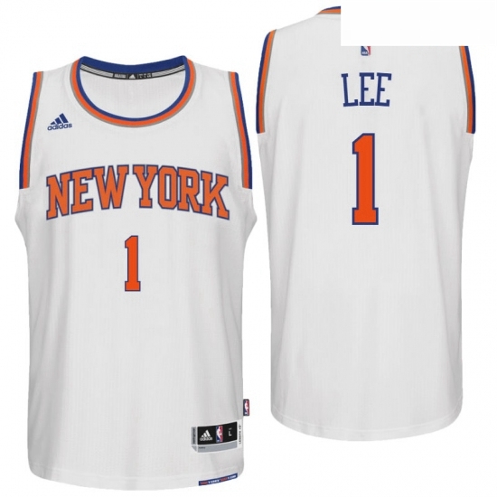 New York Knicks 1 Courtney Lee Home White New Swingman Jersey New York Knicks 1 Courtney Lee Home White New Swingman Jersey
