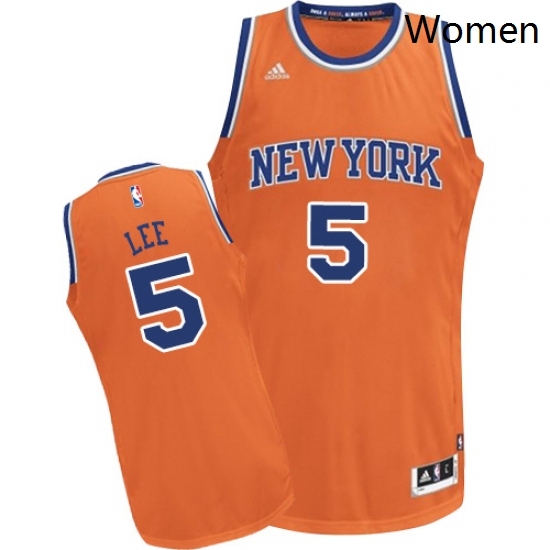 Womens Adidas New York Knicks 5 Courtney Lee Swingman Orange Alternate NBA Jersey Womens Adidas New York Knicks 5 Courtney Lee Swingman Orange Alternate NBA Jersey