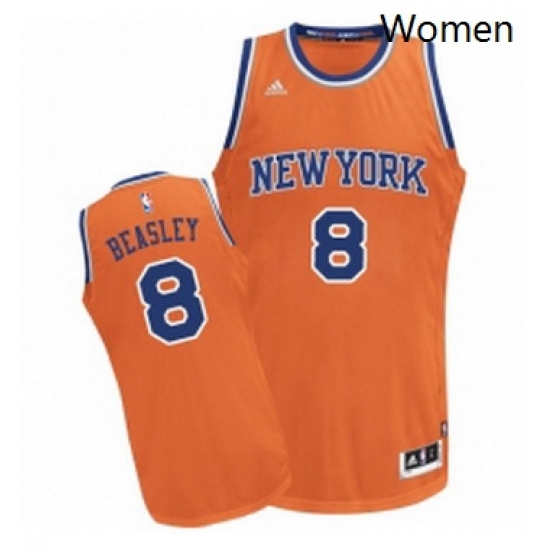 Womens Adidas New York Knicks 8 Michael Beasley Swingman Orange Alternate NBA Jersey Womens Adidas New York Knicks 8 Michael Beasley Swingman Orange Alternate NBA Jersey