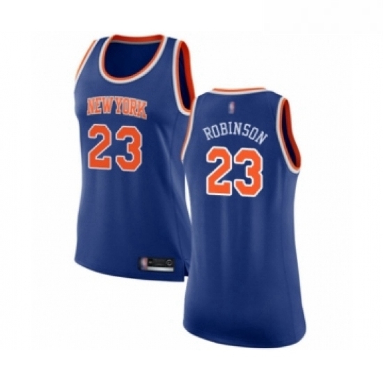 Womens New York Knicks 23 Mitchell Robinson Swingman Royal Blue Basketball Jersey Icon Edition Womens New York Knicks 23 Mitchell Robinson Swingman Royal Blue Basketball Jersey Icon Edition
