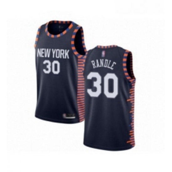 Womens New York Knicks 30 Julius Randle Swingman Navy Blue Basketball Jersey 2018 19 City Edition Womens New York Knicks 30 Julius Randle Swingman Navy Blue Basketball Jersey 2018 19 City Edition