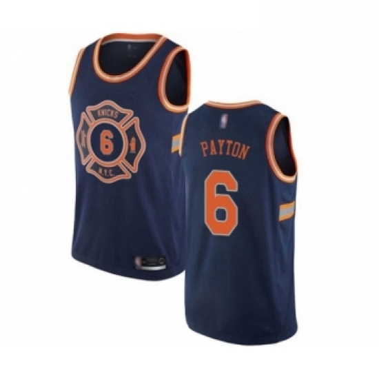 Womens New York Knicks 6 Elfrid Payton Swingman Navy Blue Basketball Jersey City Editi Womens New York Knicks 6 Elfrid Payton Swingman Navy Blue Basketball Jersey City Editi