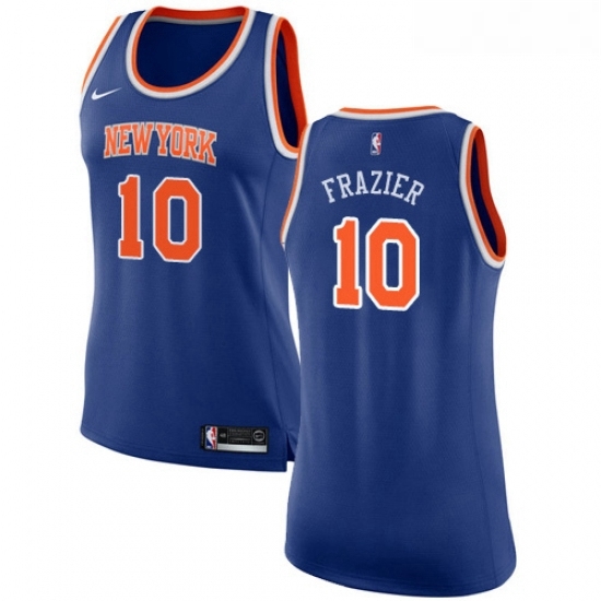 Womens Nike New York Knicks 10 Walt Frazier Swingman Royal Blue NBA Jersey Icon Edition Womens Nike New York Knicks 10 Walt Frazier Swingman Royal Blue NBA Jersey Icon Edition