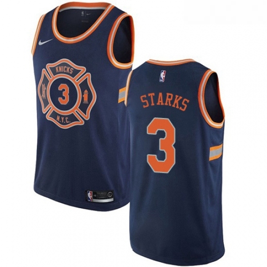 Womens Nike New York Knicks 3 John Starks Swingman Navy Blue NBA Jersey City Edition Womens Nike New York Knicks 3 John Starks Swingman Navy Blue NBA Jersey City Edition