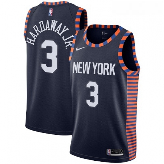 Womens Nike New York Knicks 3 Tim Hardaway Jr Swingman Navy Blue NBA Jersey 2018 19 City Edition Womens Nike New York Knicks 3 Tim Hardaway Jr Swingman Navy Blue NBA Jersey 2018 19 City Edition
