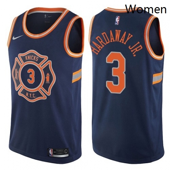Womens Nike New York Knicks 3 Tim Hardaway Jr Swingman Navy Blue NBA Jersey City Edition Womens Nike New York Knicks 3 Tim Hardaway Jr Swingman Navy Blue NBA Jersey City Edition