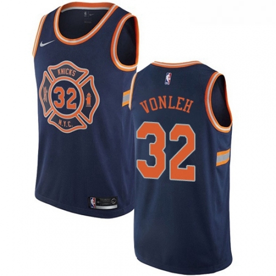 Womens Nike New York Knicks 32 Noah Vonleh Swingman Navy Blue NBA Jersey City Edition Womens Nike New York Knicks 32 Noah Vonleh Swingman Navy Blue NBA Jersey City Edition