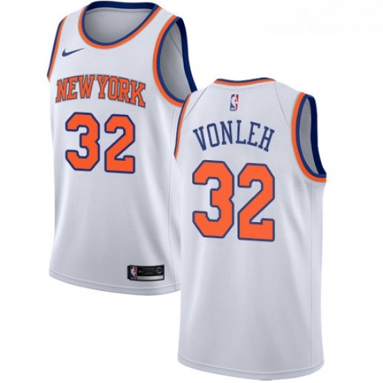 Womens Nike New York Knicks 32 Noah Vonleh Swingman White NBA Jersey Association Edition Womens Nike New York Knicks 32 Noah Vonleh Swingman White NBA Jersey Association Edition