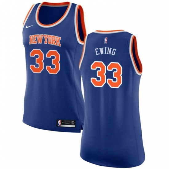Womens Nike New York Knicks 33 Patrick Ewing Swingman Royal Blue NBA Jersey Icon Edition Womens Nike New York Knicks 33 Patrick Ewing Swingman Royal Blue NBA Jersey Icon Edition