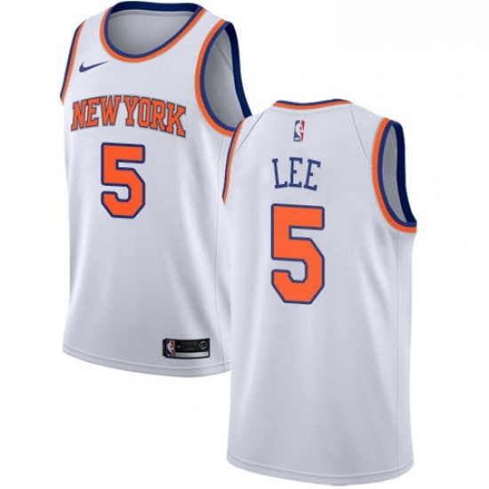 Womens Nike New York Knicks 5 Courtney Lee Authentic White NBA Jersey Association Edition Womens Nike New York Knicks 5 Courtney Lee Authentic White NBA Jersey Association Edition