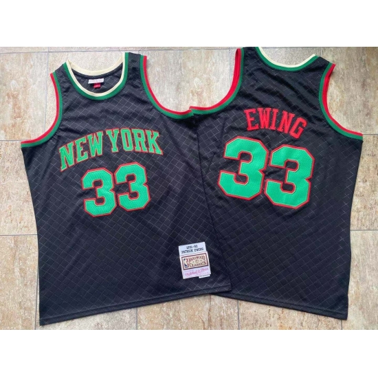 New York Knicks 33 Patrick Ewing Black 1991 92 Hardwood Classics Jersey New York Knicks 33 Patrick Ewing Black 1991 92 Hardwood Classics Jersey