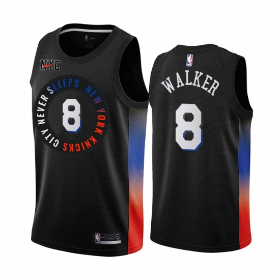 Nike New York Knicks 8 Kemba Walker Black NBA Swingman 2020 21 City Edition Jersey Nike New York Knicks 8 Kemba Walker Black NBA Swingman 2020 21 City Edition Jersey