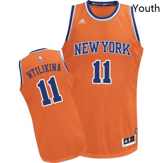 Youth Adidas New York Knicks 11 Frank Ntilikina Swingman Orange Alternate NBA Jersey Youth Adidas New York Knicks 11 Frank Ntilikina Swingman Orange Alternate NBA Jersey