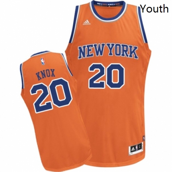 Youth Adidas New York Knicks 20 Kevin Knox Swingman Orange Alternate NBA Jersey Youth Adidas New York Knicks 20 Kevin Knox Swingman Orange Alternate NBA Jersey
