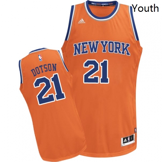 Youth Adidas New York Knicks 21 Damyean Dotson Swingman Orange Alternate NBA Jersey Youth Adidas New York Knicks 21 Damyean Dotson Swingman Orange Alternate NBA Jersey