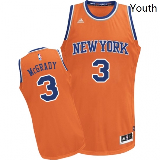 Youth Adidas New York Knicks 3 Tracy McGrady Swingman Orange Alternate NBA Jersey Youth Adidas New York Knicks 3 Tracy McGrady Swingman Orange Alternate NBA Jersey