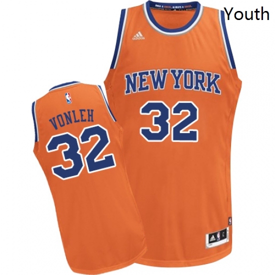 Youth Adidas New York Knicks 32 Noah Vonleh Swingman Orange Alternate NBA Jersey Youth Adidas New York Knicks 32 Noah Vonleh Swingman Orange Alternate NBA Jersey