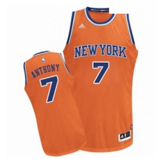 Youth Adidas New York Knicks 7 Carmelo Anthony Swingman Orange Alternate NBA Jersey Youth Adidas New York Knicks 7 Carmelo Anthony Swingman Orange Alternate NBA Jersey