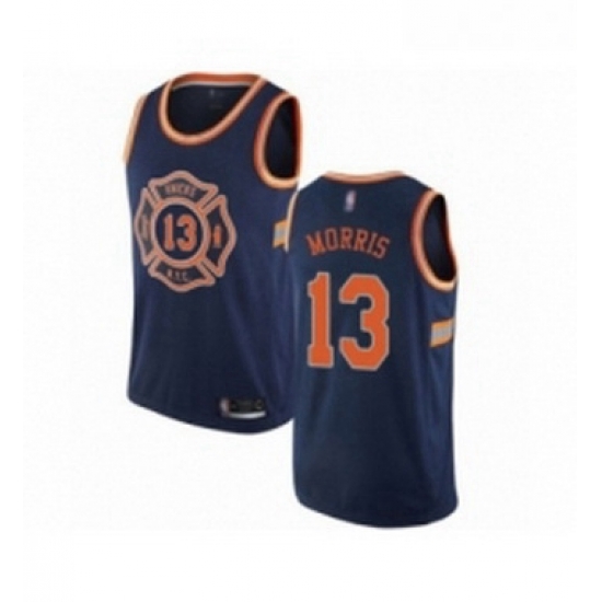 Youth New York Knicks 13 Marcus Morris Swingman Navy Blue Basketball Jersey City Edition Youth New York Knicks 13 Marcus Morris Swingman Navy Blue Basketball Jersey City Edition