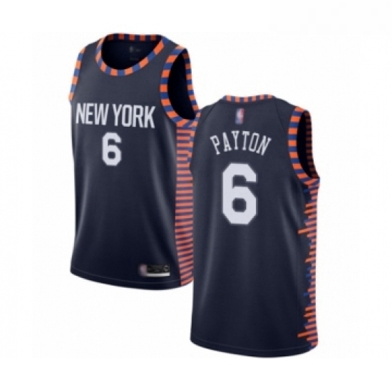 Youth New York Knicks 6 Elfrid Payton Swingman Navy Blue Basketball Jersey 2018 19 City Editi Youth New York Knicks 6 Elfrid Payton Swingman Navy Blue Basketball Jersey 2018 19 City Editi