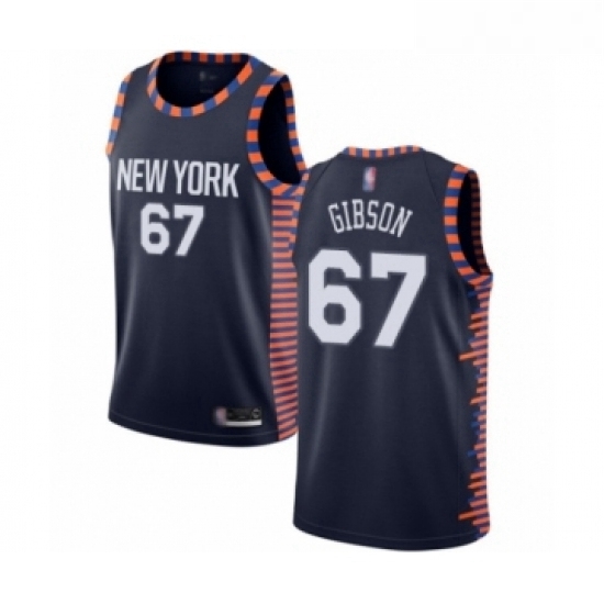 Youth New York Knicks 67 Taj Gibson Swingman Navy Blue Basketball Jersey 2018 19 City Edition Youth New York Knicks 67 Taj Gibson Swingman Navy Blue Basketball Jersey 2018 19 City Edition