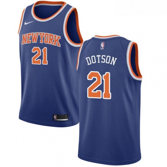 Youth Nike New York Knicks 21 Damyean Dotson Swingman Royal Blue NBA Jersey Icon Edition Youth Nike New York Knicks 21 Damyean Dotson Swingman Royal Blue NBA Jersey Icon Edition