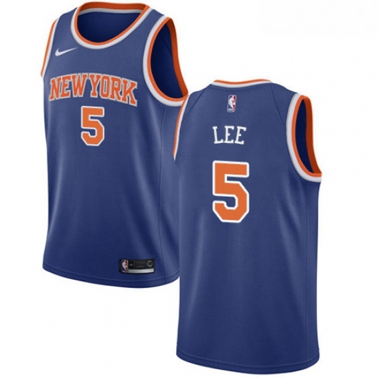 Youth Nike New York Knicks 5 Courtney Lee Swingman Royal Blue NBA Jersey Icon Edition Youth Nike New York Knicks 5 Courtney Lee Swingman Royal Blue NBA Jersey Icon Edition