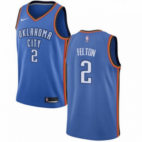 Mens Nike Oklahoma City Thunder 2 Raymond Felton Swingman Royal Blue Road NBA Jersey Icon Edition Mens Nike Oklahoma City Thunder 2 Raymond Felton Swingman Royal Blue Road NBA Jersey Icon Edition