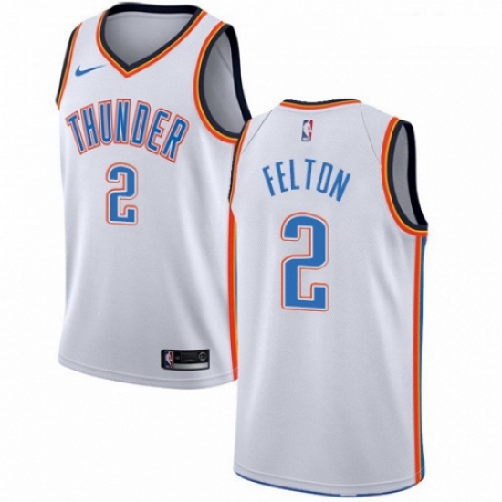 Mens Nike Oklahoma City Thunder 2 Raymond Felton Swingman White Home NBA Jersey Association Edition Mens Nike Oklahoma City Thunder 2 Raymond Felton Swingman White Home NBA Jersey Association Edition