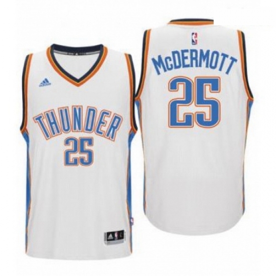 Mens Oklahoma City Thunder 25 Doug McDermott adidas White Player Swingman Jersey Mens Oklahoma City Thunder 25 Doug McDermott adidas White Player Swingman Jersey