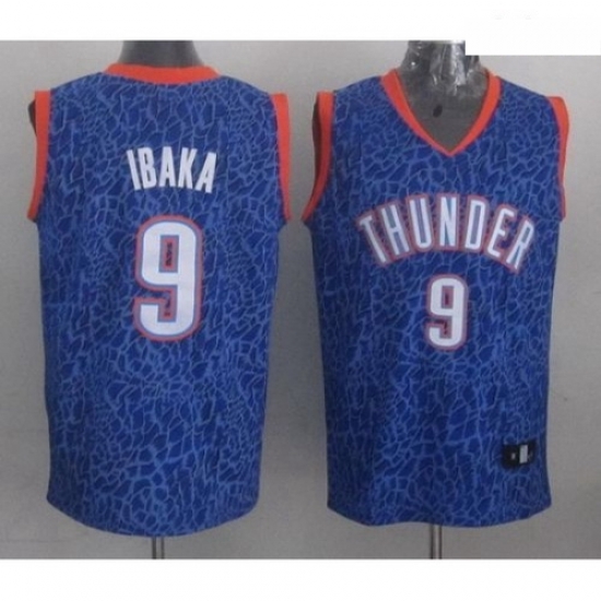 Thunder 9 Serge Ibaka Blue Crazy Light Stitched NBA Jersey Thunder 9 Serge Ibaka Blue Crazy Light Stitched NBA Jersey