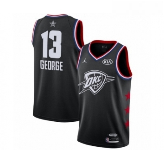 Womens Jordan Oklahoma City Thunder 13 Paul George Swingman Black 2019 All Star Game Basketball Jersey Womens Jordan Oklahoma City Thunder 13 Paul George Swingman Black 2019 All Star Game Basketball Jersey