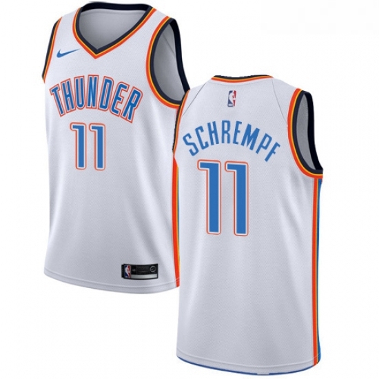 Womens Nike Oklahoma City Thunder 11 Detlef Schrempf Swingman White Home NBA Jersey Association Edition Womens Nike Oklahoma City Thunder 11 Detlef Schrempf Swingman White Home NBA Jersey Association Edition
