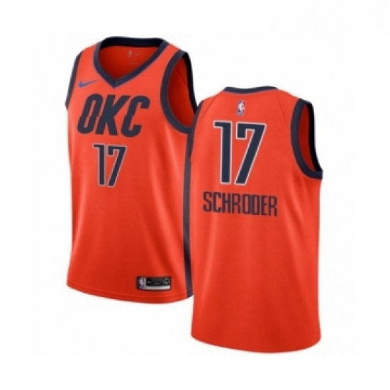 Womens Nike Oklahoma City Thunder 17 Dennis Schroder Orange Swingman Jersey Earned Edition Womens Nike Oklahoma City Thunder 17 Dennis Schroder Orange Swingman Jersey Earned Edition