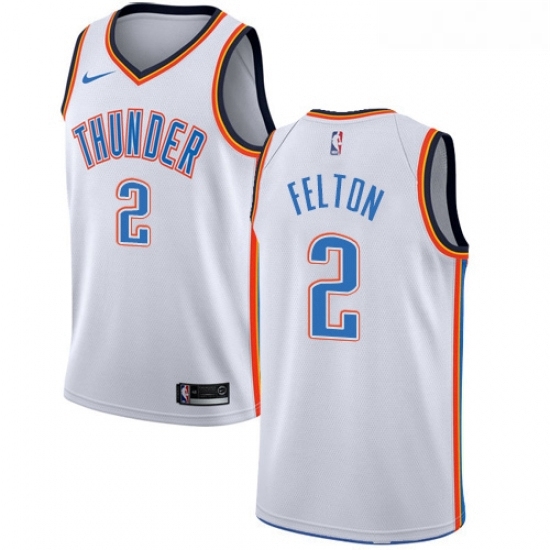 Womens Nike Oklahoma City Thunder 2 Raymond Felton Authentic White Home NBA Jersey Association Edition Womens Nike Oklahoma City Thunder 2 Raymond Felton Authentic White Home NBA Jersey Association Edition