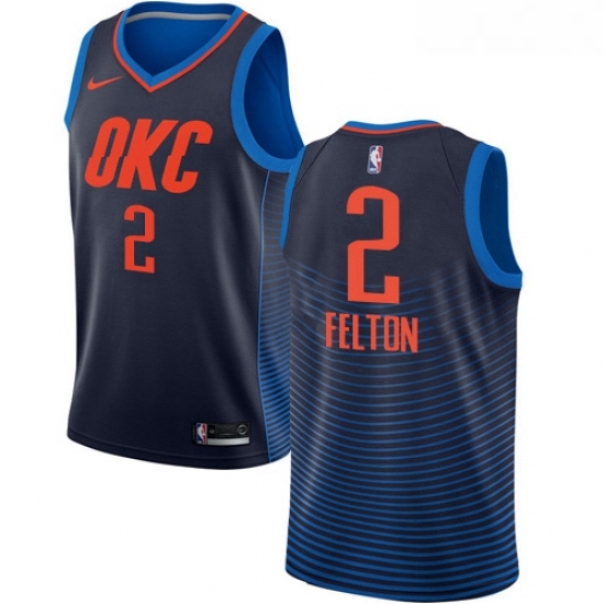 Womens Nike Oklahoma City Thunder 2 Raymond Felton Swingman Navy Blue NBA Jersey Statement Edition Womens Nike Oklahoma City Thunder 2 Raymond Felton Swingman Navy Blue NBA Jersey Statement Edition